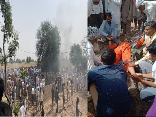 राजस्थान के हनुमानगढ़ में सोमवार सुबह एक मिग-21 फाइटर जेट घर पर जा गिरा, दो लोगों की मौत