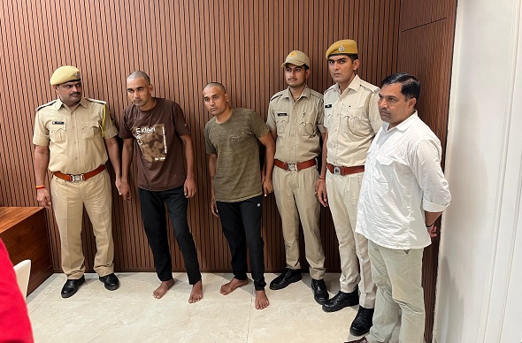 भरतपुर पुलिस ने 21 दिन बाद धर दबोचे अशोक के हत्यारे, मथुरा से लाए गए मुख्य आरोपी